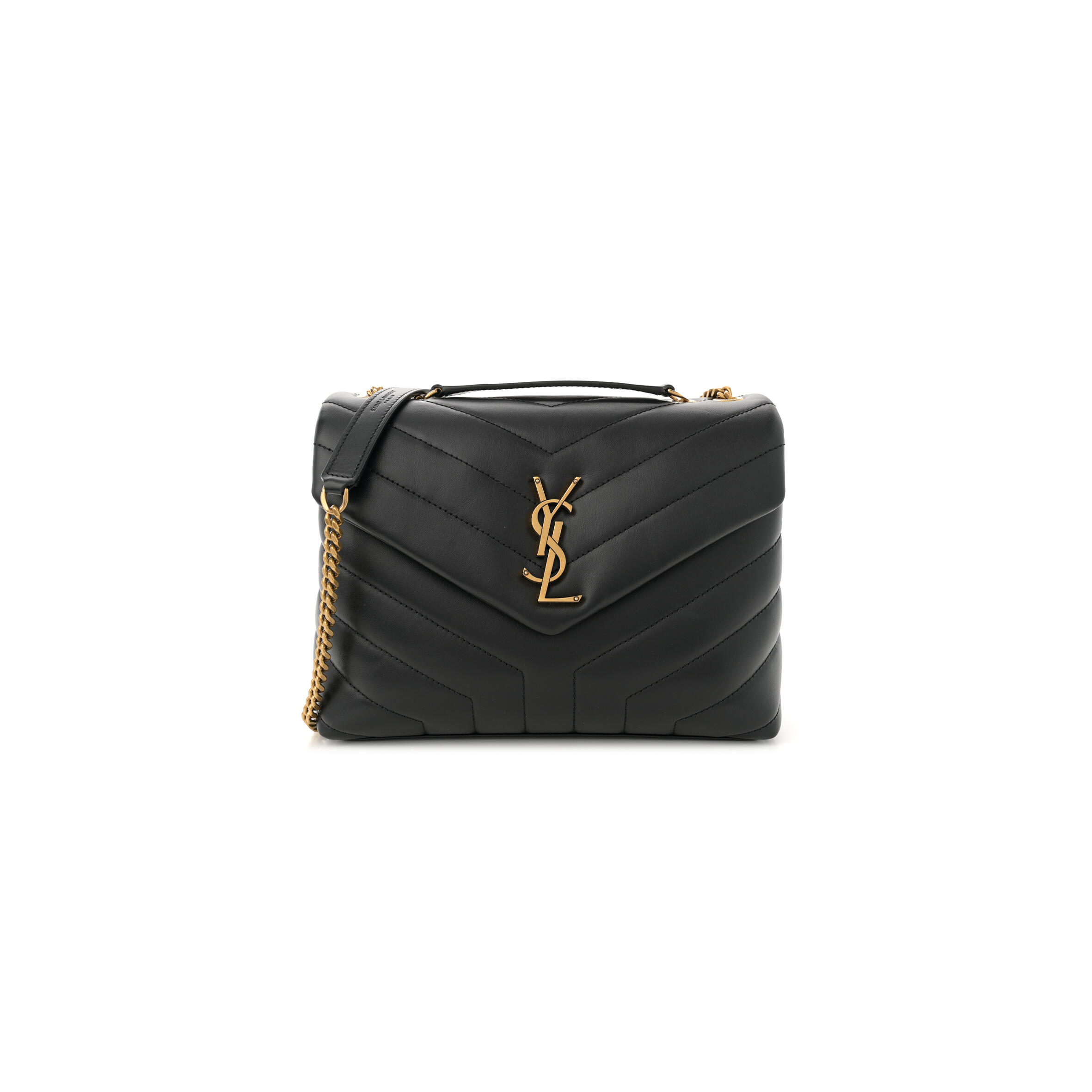 YSL LOULOU SMALL IN QUILTED LEATHER 494699DV7271000 (23*17*9cm)